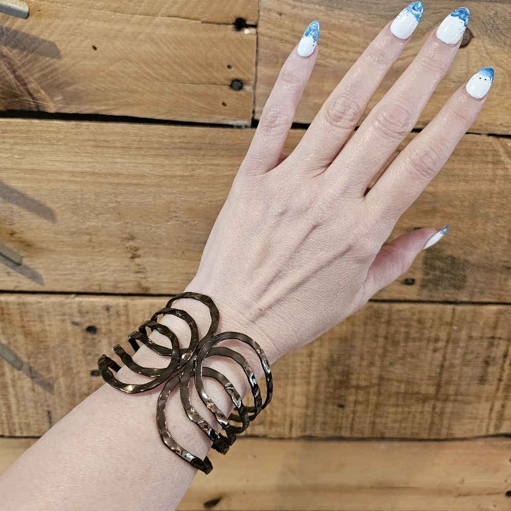 Dark copper/bronze color 